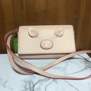 NWT Kate Spade Pink Addison Pig Crossbody
